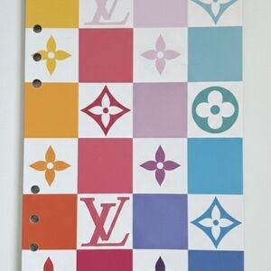 Dashboard Multicolor Monogram - Size A5 Agenda